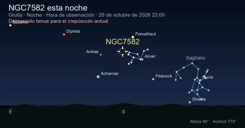 NGC7582 esta noche