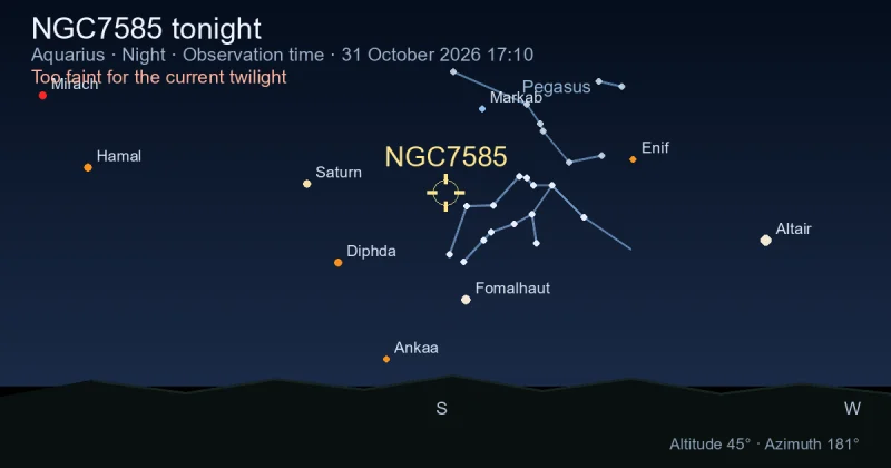NGC7585 tonight