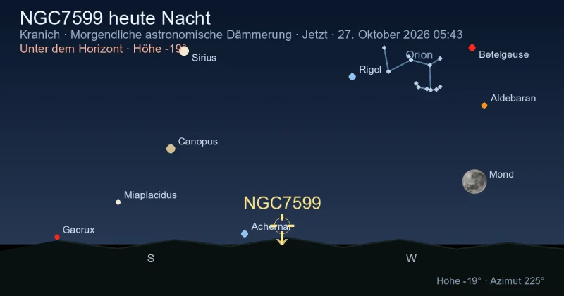 NGC7599 heute Nacht
