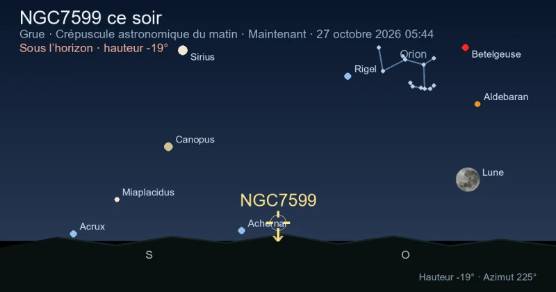 NGC7599 ce soir