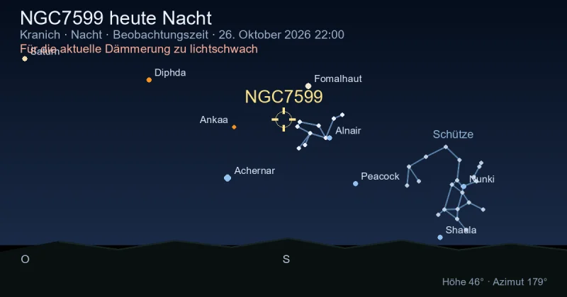 NGC7599 heute Nacht