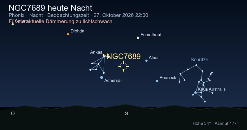 NGC7689 heute Nacht