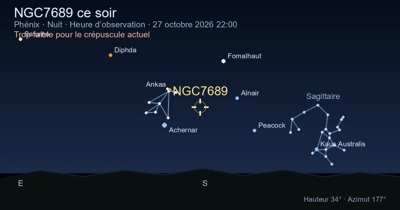 NGC7689 ce soir