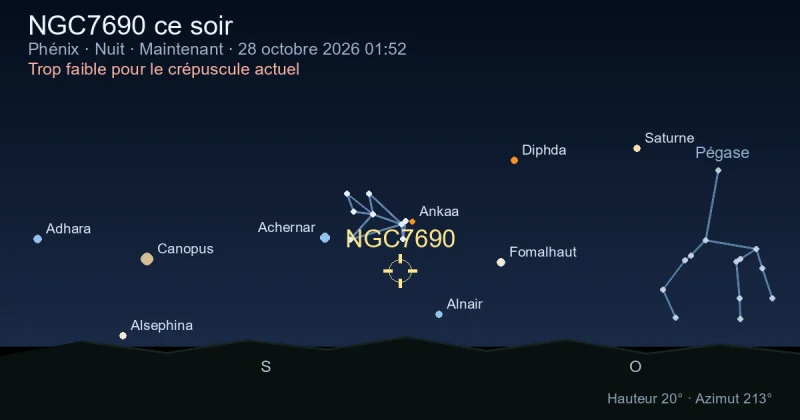 NGC7690 ce soir