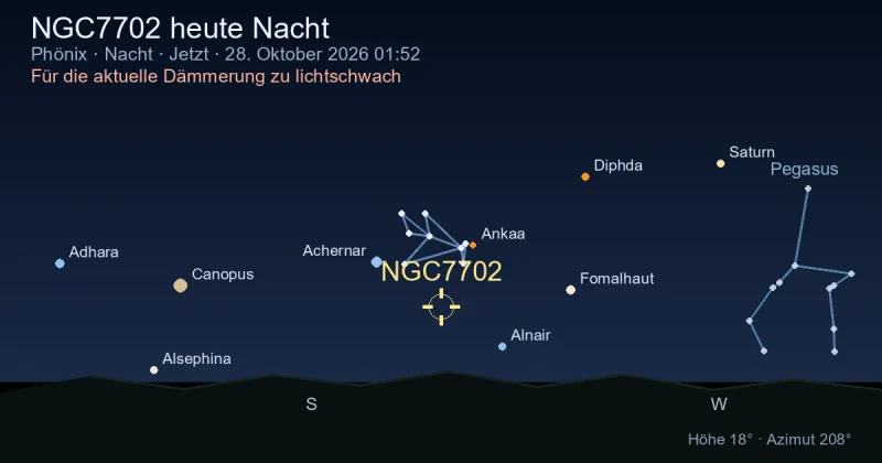 NGC7702 heute Nacht