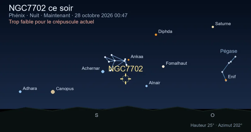 NGC7702 ce soir