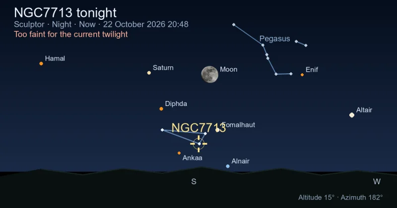 NGC7713 tonight