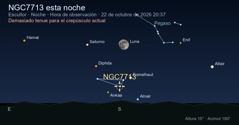NGC7713 esta noche