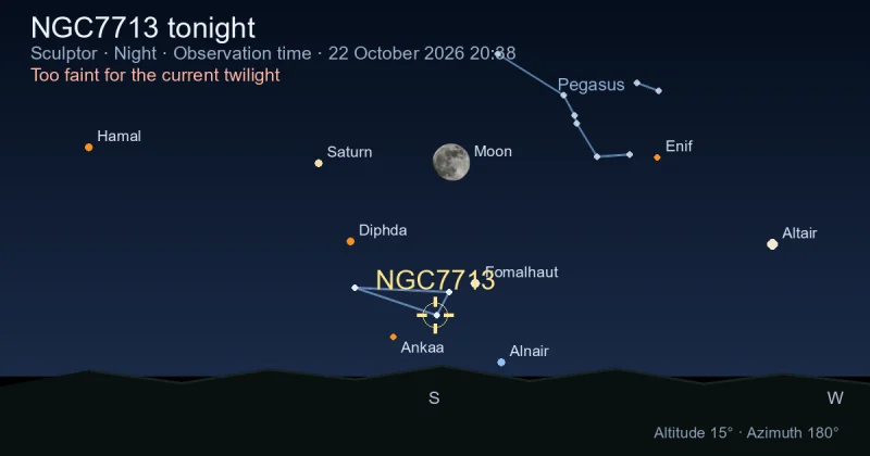 NGC7713 tonight