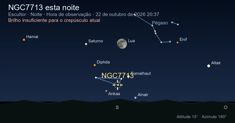 NGC7713 esta noite