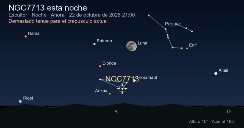NGC7713 esta noche