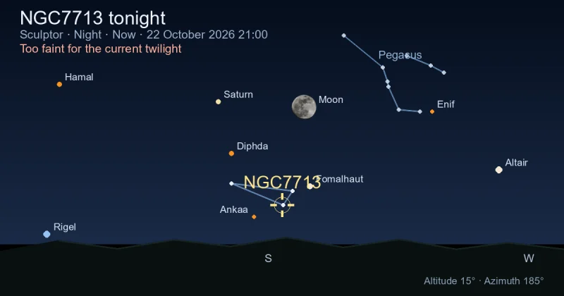 NGC7713 tonight