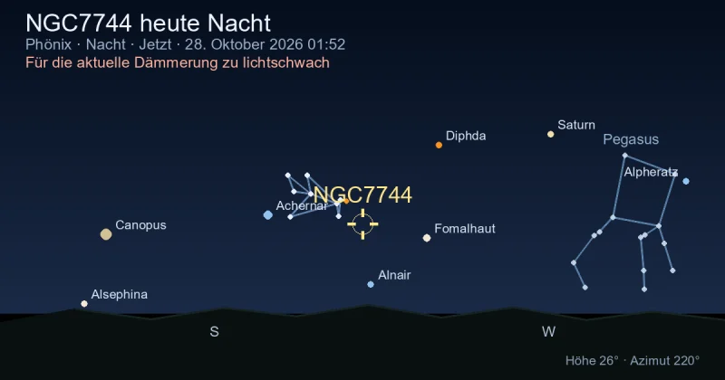 NGC7744 heute Nacht