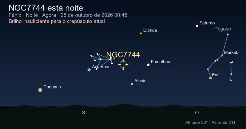 NGC7744 esta noite