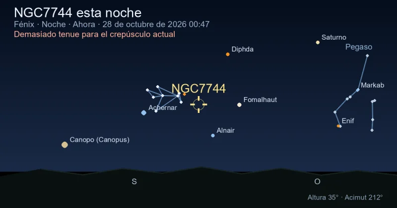 NGC7744 esta noche