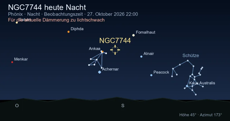 NGC7744 heute Nacht