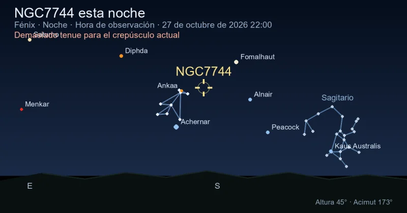 NGC7744 esta noche