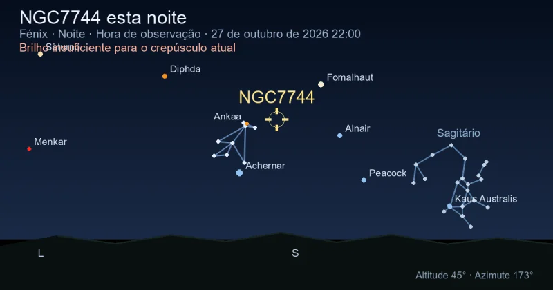 NGC7744 esta noite