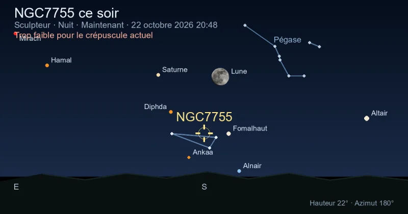 NGC7755 ce soir
