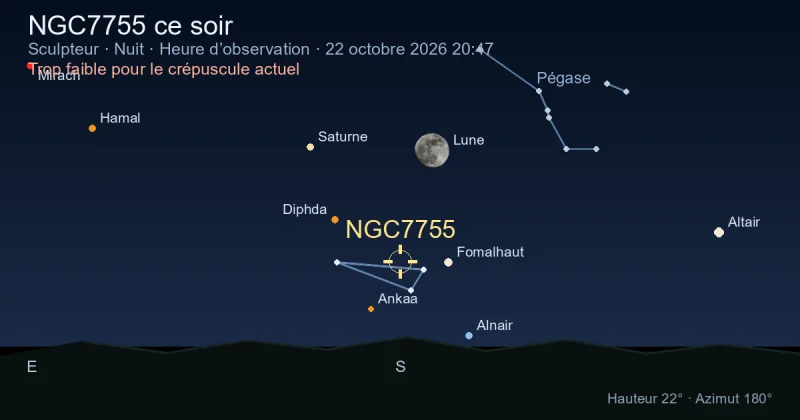 NGC7755 ce soir