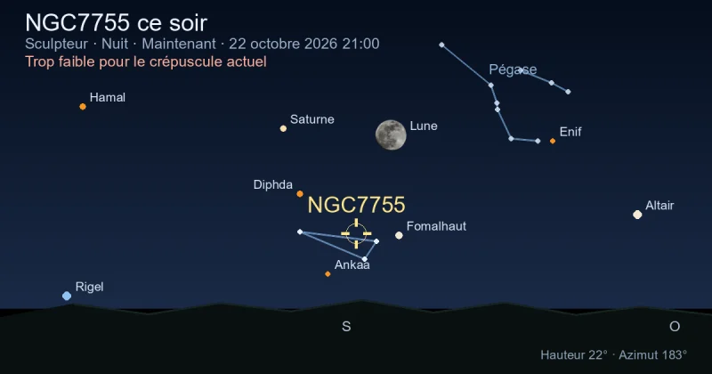 NGC7755 ce soir