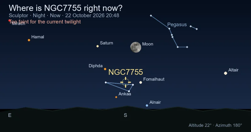 Where is NGC7755 right now?