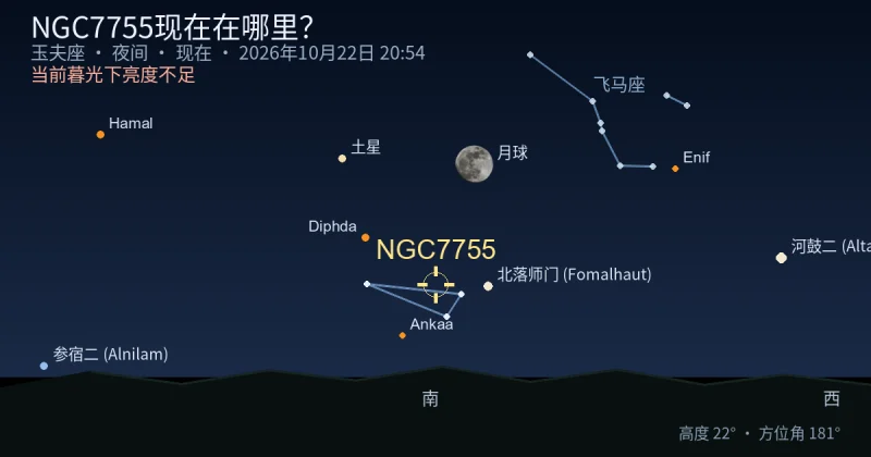 NGC7755现在在哪里？