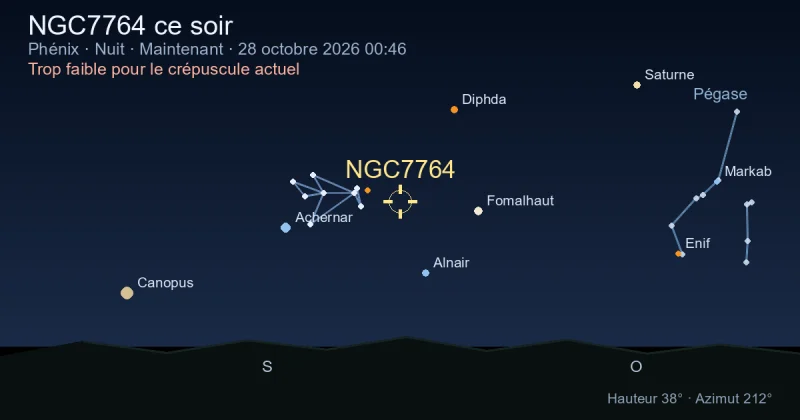 NGC7764 ce soir