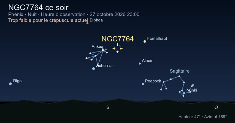 NGC7764 ce soir