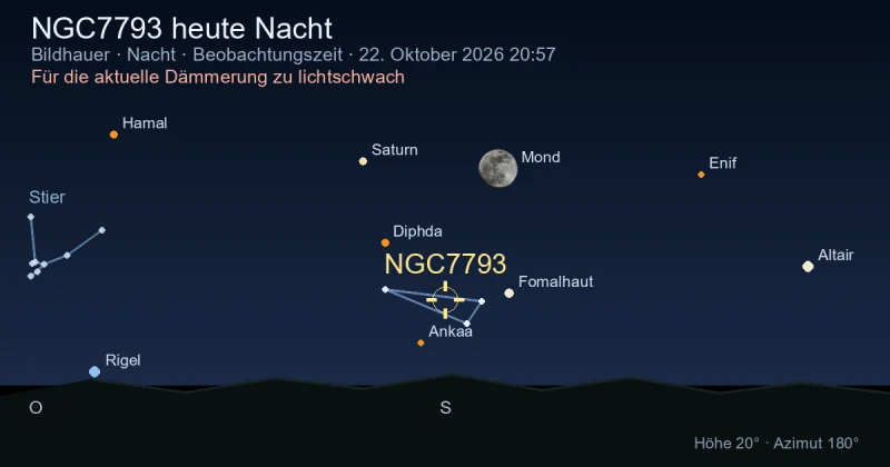 NGC7793 heute Nacht