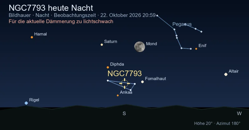 NGC7793 heute Nacht