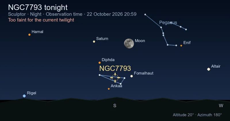 NGC7793 tonight