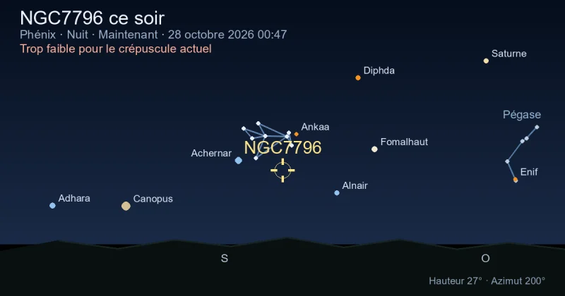 NGC7796 ce soir