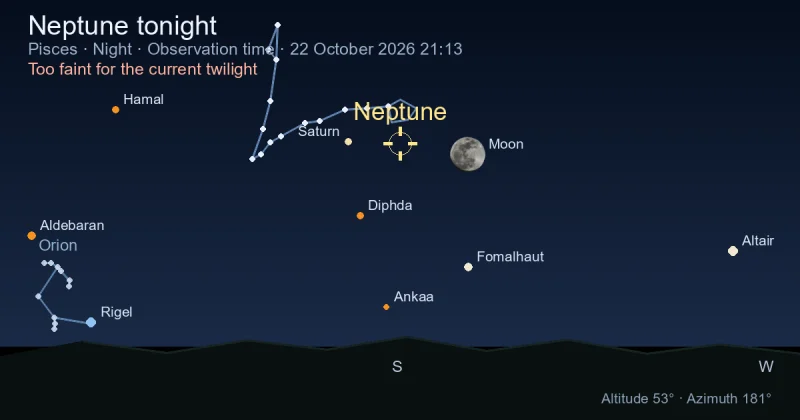 Neptune tonight