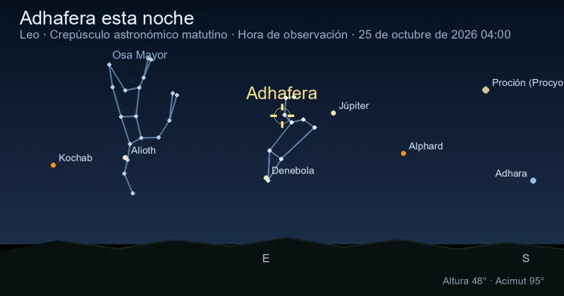Adhafera esta noche
