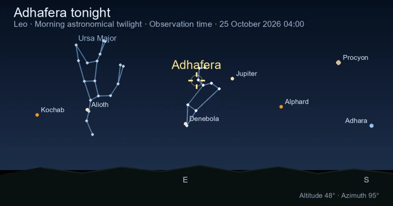 Adhafera tonight