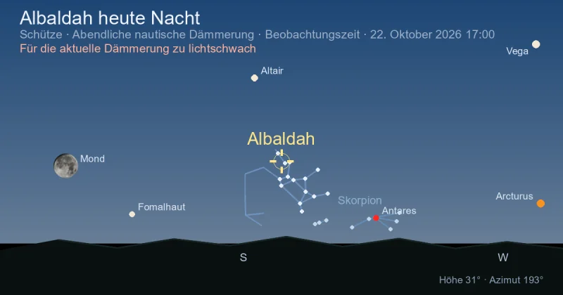 Albaldah heute Nacht