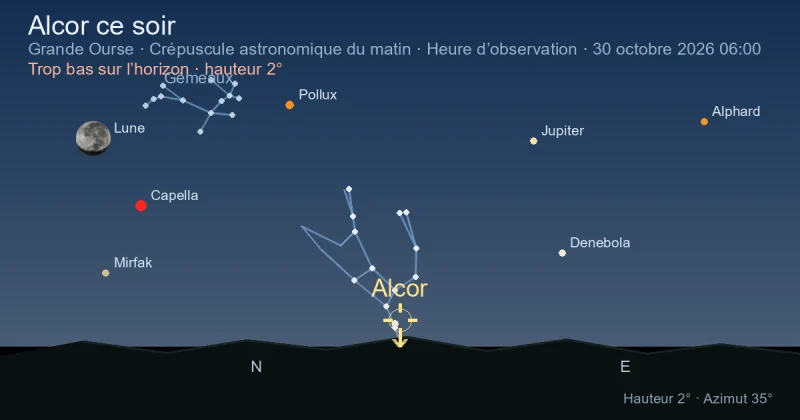 Alcor ce soir