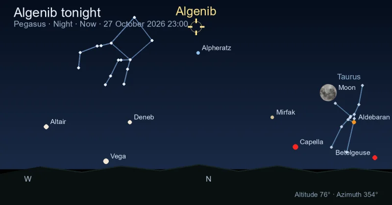 Algenib tonight