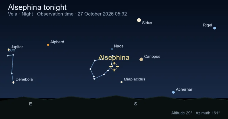 Alsephina tonight