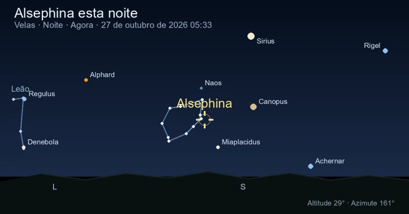 Alsephina esta noite