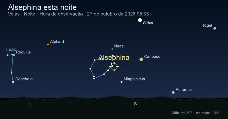 Alsephina esta noite