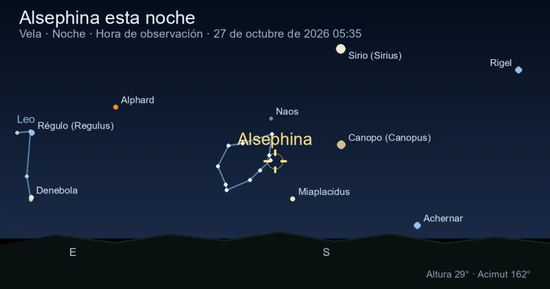 Alsephina esta noche