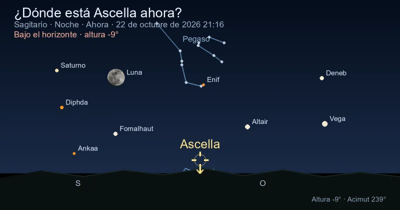 ¿Dónde está Ascella ahora?