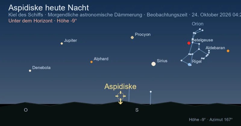 Aspidiske heute Nacht