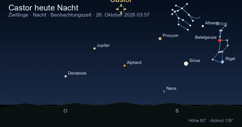 Castor heute Nacht