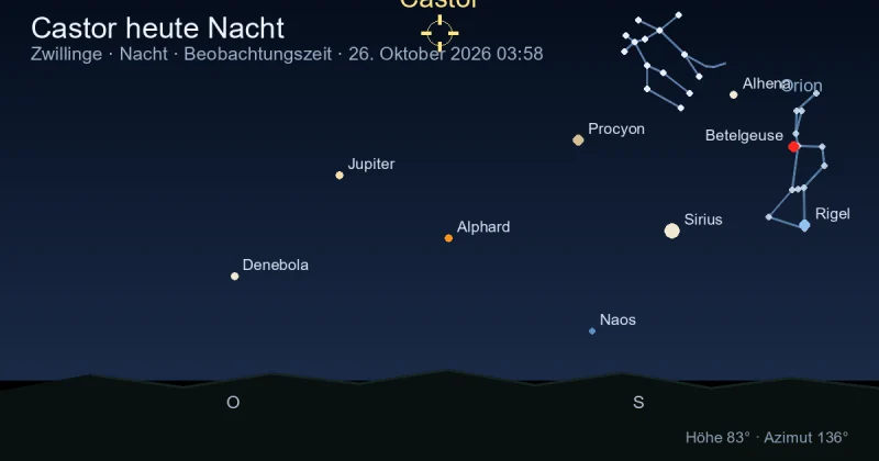 Castor heute Nacht