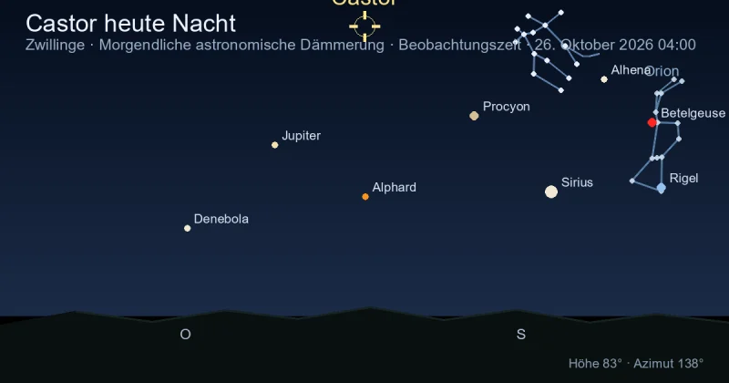 Castor heute Nacht