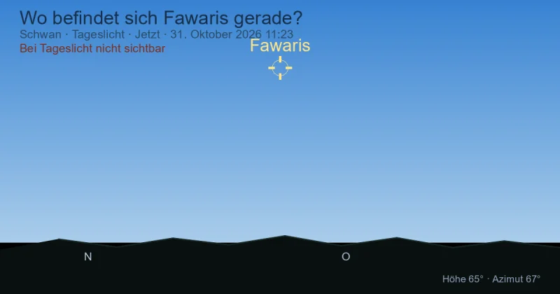 Wo befindet sich Fawaris gerade?