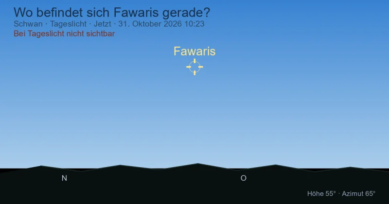 Wo befindet sich Fawaris gerade?